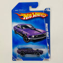 2009 Hot Wheels Rebel Rides Ford Mustang Mach 1 morado metálico OH5