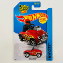 2015 Hot Wheels HW City Pedal Driver rojo 5SP Primera Edición