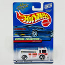 2000 Hot Wheels Virtual Collection Fire Eater blanco Bombero 3SP - Detalle Burbuja