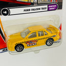 2002 Matchbox 50th Anniversary Hometown Heroes Ford Falcon Taxi amarillo
