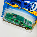 2001 Hot Wheels Turbo Taxi Limozeen 054 verde metálico SB