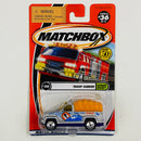 2002 Matchbox 50th Anniversary Ultimate Rescue Troop Carrier plata metálico con Cubierta Desmontable