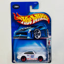 2003 Hot Wheels Final Run Porsche 911 Carrera 204 blanco 5SP base ZAMAC Última Producción
