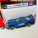 2002 Matchbox 50th Anniversary Style Champs Dodge Viper GTS R azul metálico