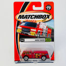 2002 Matchbox Rescue Rookies Water Pumper rojo Bombero Primera Edición