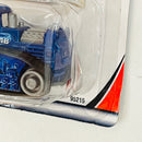 2002 Matchbox 50th Anniversary Built It Right! Super Dozer azul metálico con Pala Frontal Móvil - Detalle Burbuja