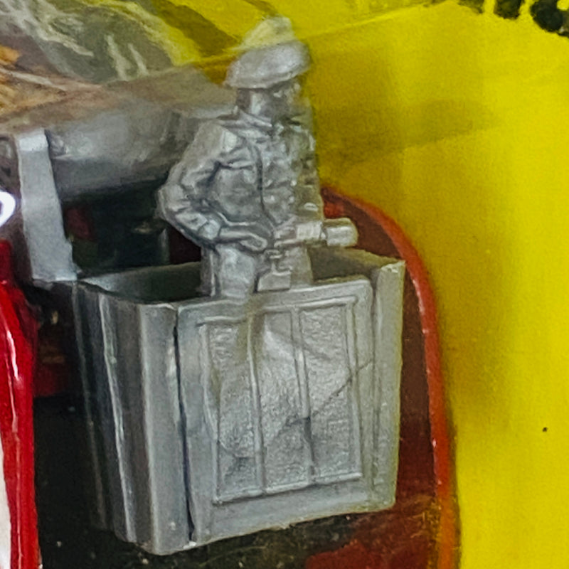 1996 Matchbox Snorkel Fire Truck rojo con Canastilla Elevadora