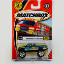 2002 Matchbox 50th Anniversary Great Outdoors Chevrolet K-1500 4x4 verde