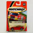 2000 Matchbox Worldwide Wheels Chevy Corvette rojo