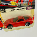 2000 Matchbox Worldwide Wheels Chevy Corvette rojo