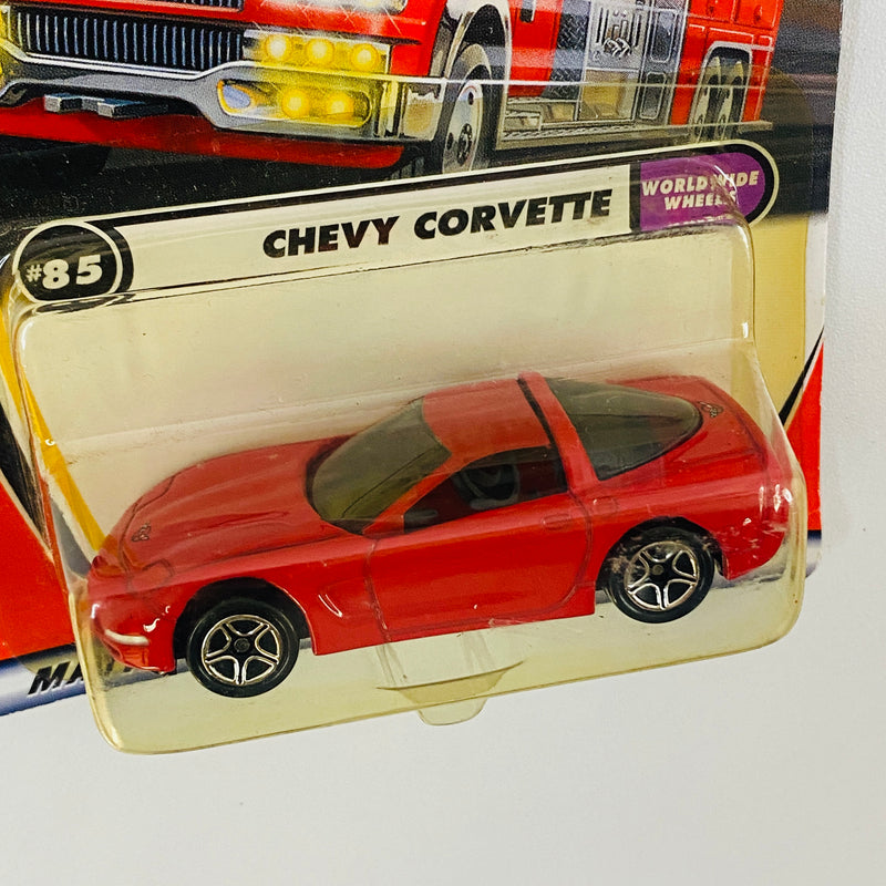 2000 Matchbox Worldwide Wheels Chevy Corvette rojo