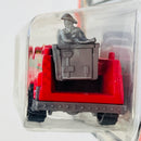 2002 Matchbox 50th Anniversary Rescue Rookies Bucket Fire Truck rojo Bombero con Canastilla Elevadora