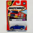 2002 Matchbox 50th Anniversary Kids Cars of the Year Chevrolet SSR azul metálico Primera Edición