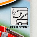 2002 Matchbox 50th Anniversary Rescue Rookies Bucket Fire Truck rojo Bombero con Canastilla Elevadora