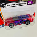 2002 Matchbox 50th Anniversary Style Champs Ford Mustang Convertible rojo metálico