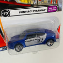 2002 Matchbox Kids Cars of the Year Pontiac Piranha azul Primera Edición