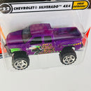 2002 Matchbox 50th Anniversary Great Outdoors Chevrolet Silverado 4x4 morado metálico