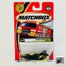 2002 Matchbox 50th Anniversary Nite Glow Rescue Plane negro con Alas Extensibles y Brilla en la Oscuridad