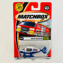 2002 Matchbox 50th Anniversary Rescue Rookies Rescue Helicopter blanco Primera Edición con Hélices Rotativas