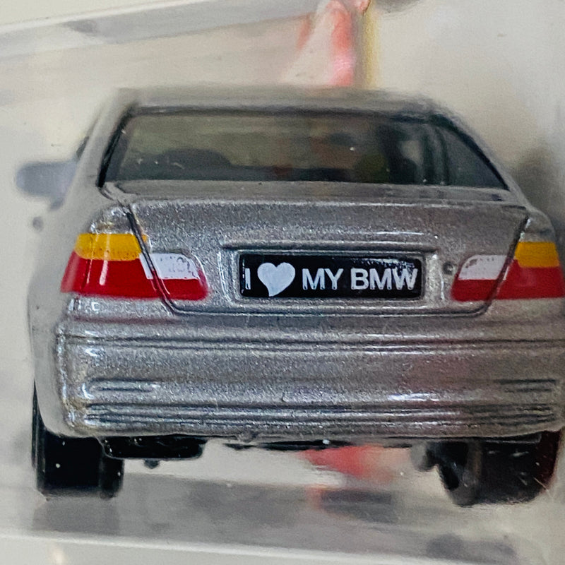 2000 Matchbox Worldwide Wheels BMW 3 Series Coupe plata metálico Primera Edición - Detalle Burbuja