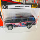2002 Hot Wheels Hammer and Nails Chevrolet Tahoe negro - Detalle Burbuja