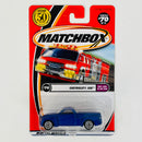 2002 Matchbox 50th Anniversary Kids Cars of the Year Chevrolet SSR azul metálico Primera Edición