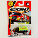 2002 Matchbox 50th Anniversary Nite Glow Armored Police Truck granate Brilla en la Oscuridad y Techo Deslizable