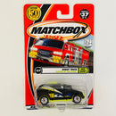 2002 Matchbox 50th Anniversary Nite Glow Robot Truck negro Brilla en la Oscuridad y Abre la Puerta Lateral