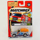 2002 Matchbox CHASE de Edición Limitada 1/10,000 50th Anniversary Ultimate Rescue Troop Carrier plata metálico con Cubierta Desmontable