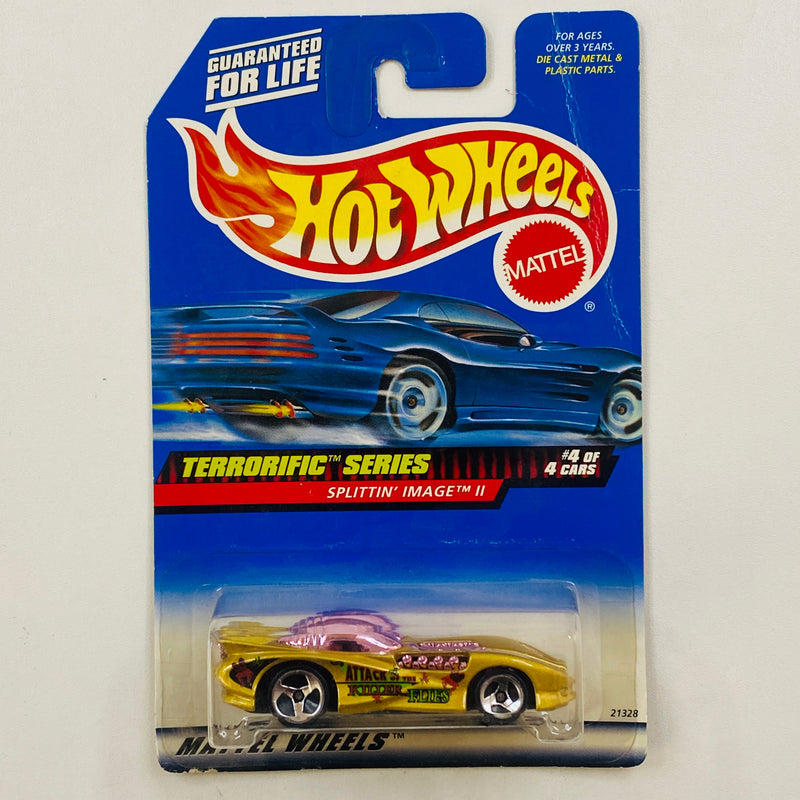 1999 Hot Wheels Terrorific Series Splittin' Image II dorado metálico 3SP