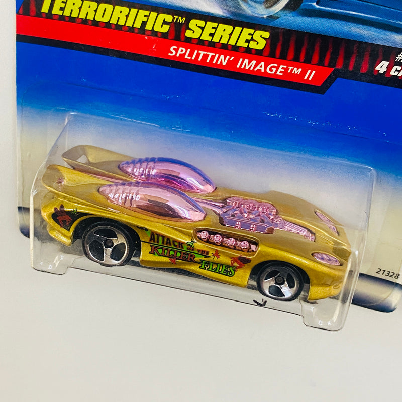 1999 Hot Wheels Terrorific Series Splittin' Image II dorado metálico 3SP