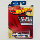 2020 Hot Wheels Walmart Exclusive Stars & Stripes 68 Mercury Cougar blanco 5SP - Detalle Burbuja