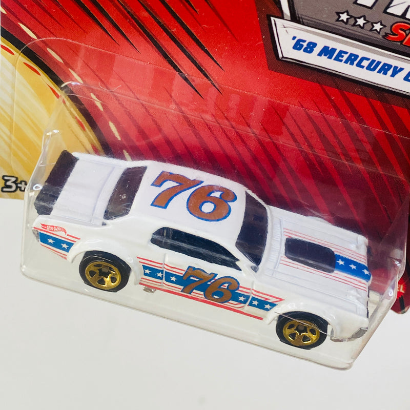 2020 Hot Wheels Walmart Exclusive Stars & Stripes 68 Mercury Cougar blanco 5SP