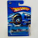2006 Hot Wheels First Editions Hammer Sled 020 morado metálico MC3 base ZAMAC Primera Edición