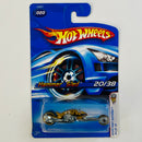 2006 Hot Wheels First Editions Hammer Sled 020 dorado metálico MC3 base ZAMAC Primera Edición