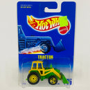 1997 Hot Wheels Tractor 145 amarillo CT con SB