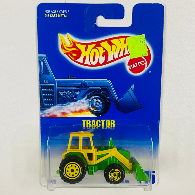 1997 Hot Wheels Tractor 145 amarillo CT con SB