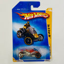 2009 Hot Wheels New Models Tri & Stop Me naranja metálico OH5 base ZAMAC Primera Edición