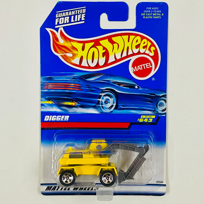 1997 Hot Wheels Digger 643 amarillo 5SP - Casting Corgi