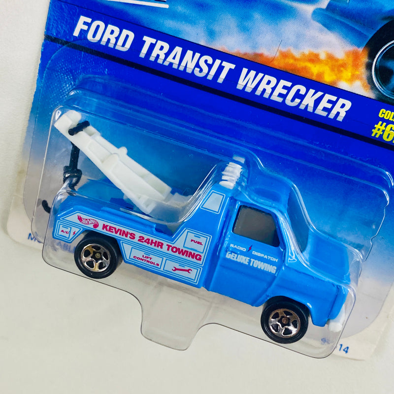 1997 Hot Wheels Ford Transit Wrecker 620 celeste 5SP - Casting Corgi