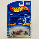 2000 Hot Wheels First Editions Blast Lane 096 naranja metálico MC3 base ZAMAC Primera Edición