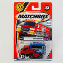 2002 Matchbox 50th Anniversary Kids Cars of the Year Snow Doctor naranja metálico con Orugas Rotativas