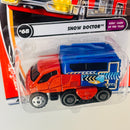2002 Matchbox 50th Anniversary Kids Cars of the Year Snow Doctor naranja metálico con Orugas Rotativas