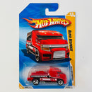2010 Hot Wheels New Models Rapid Response rojo Ambulancia 5SP base ZAMAC Primera Edición