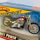 2008 Hot Wheels Motorcycles 1:18 Street Power Rollin Thunder - Escala 1:18 - Detalle Caja