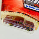 2020 Hot Wheels Walmart Exclusive Stars & Stripes 64 Pontiac GTO rojo metálico PR5