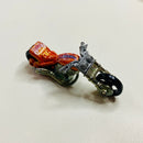 2000 Hot Wheels ERROR de FÁBRICA First Editions Blast Lane 096 naranja metálico MC3 base ZAMAC Primera Edición - Aros Negros - Loose/Suelto
