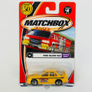 2002 Matchbox CHASE de Edición Limitada 1/10,000 50th Anniversary Hometown Heroes Ford Falcon Taxi amarillo