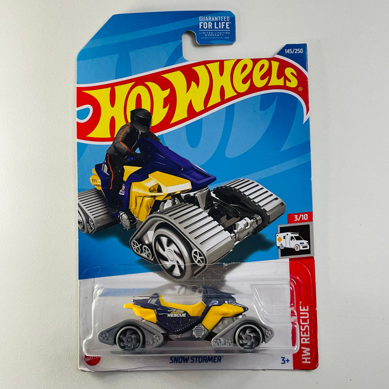 2022 Hot Wheels HW Rescue Snow Stormer amarillo RA6