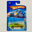 2004 Hot Wheels Kar Keepers Exclusive Wastelanders 1970 Plymouth Road Runner 169 verde metálico 5SP